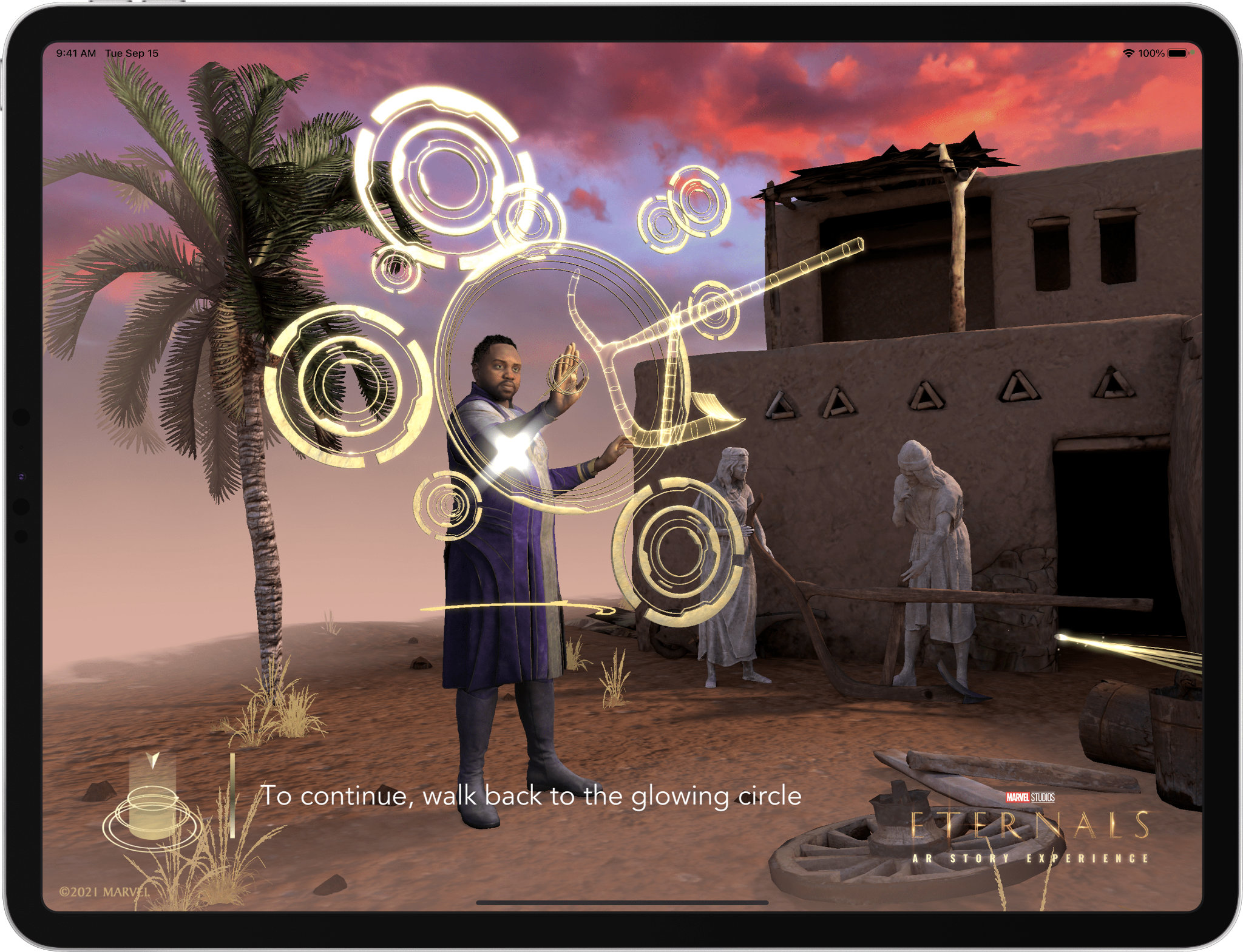ETERNALS AR iPad screenshot
