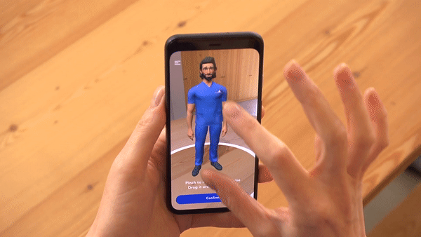 WHO Academy AR gif animation